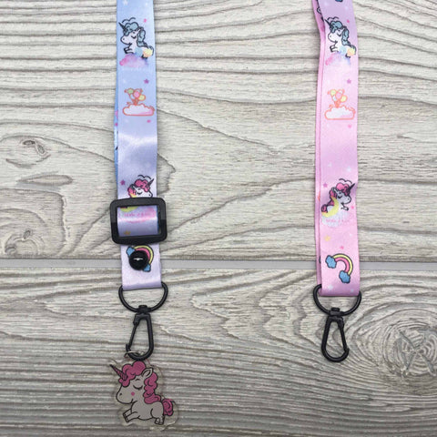 Face Mask Strap Holder Adjustable for Kids and Adults - Unicorn