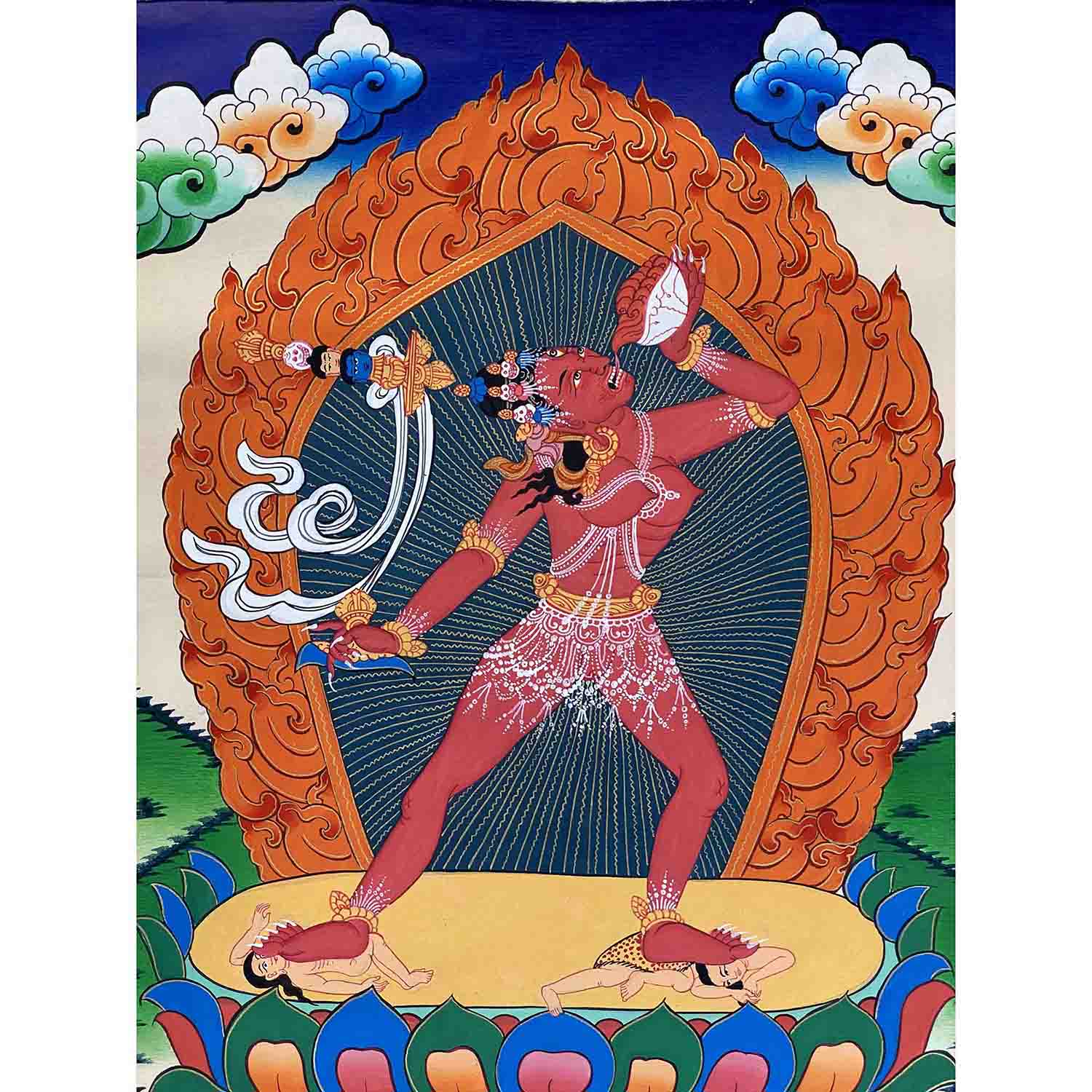 Hand Painted Thangka - Dakinis
