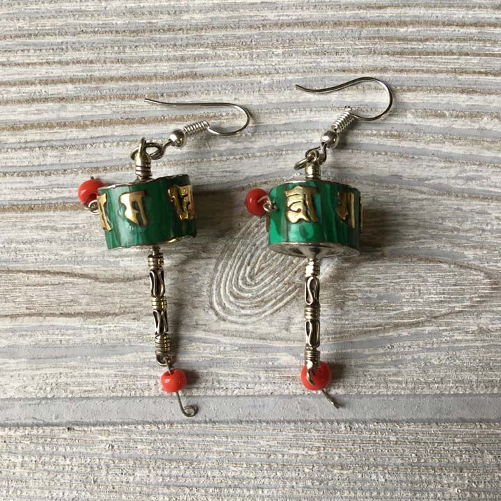 Handmade Tibetan Silver Earrings