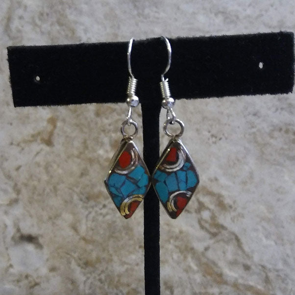 Handmade Tibetan Silver Earrings